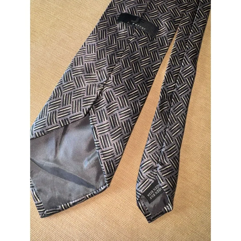 3Ties; Stafford, J.. Ferrar, Floral Tie made in Italy